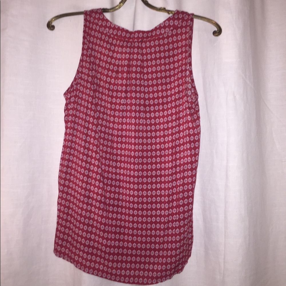 Red Patterned Tank - Picture 3 of 3